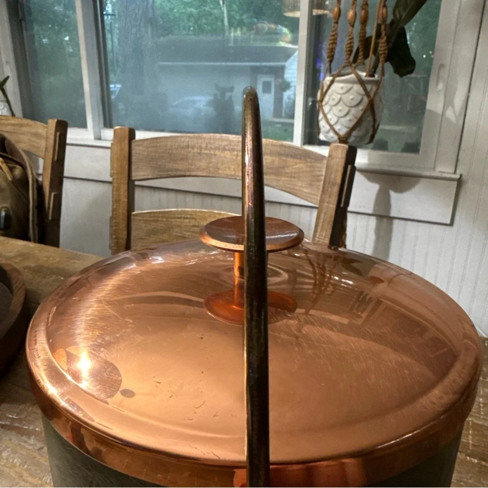 Coppercraft Guild Brushed Copper Ice Bucket with Signature Seal